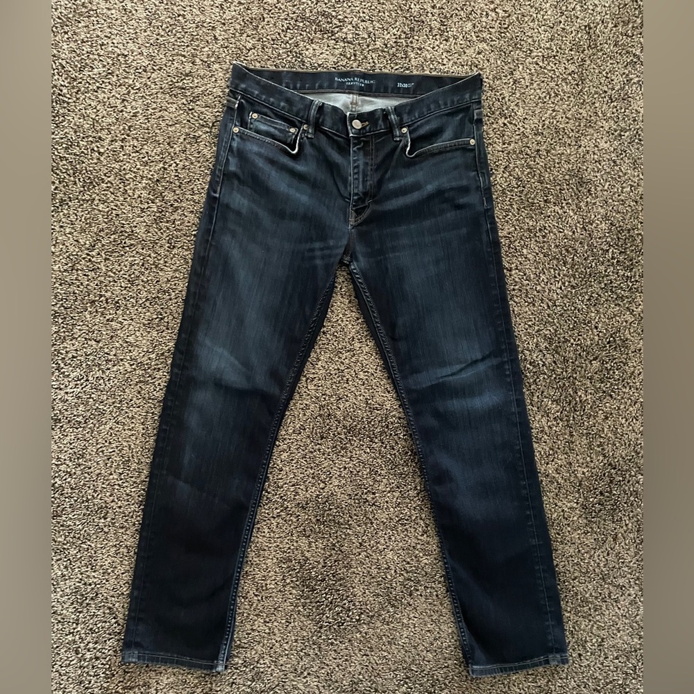 Banana Republic Men's Slim Fit Dark Jeans